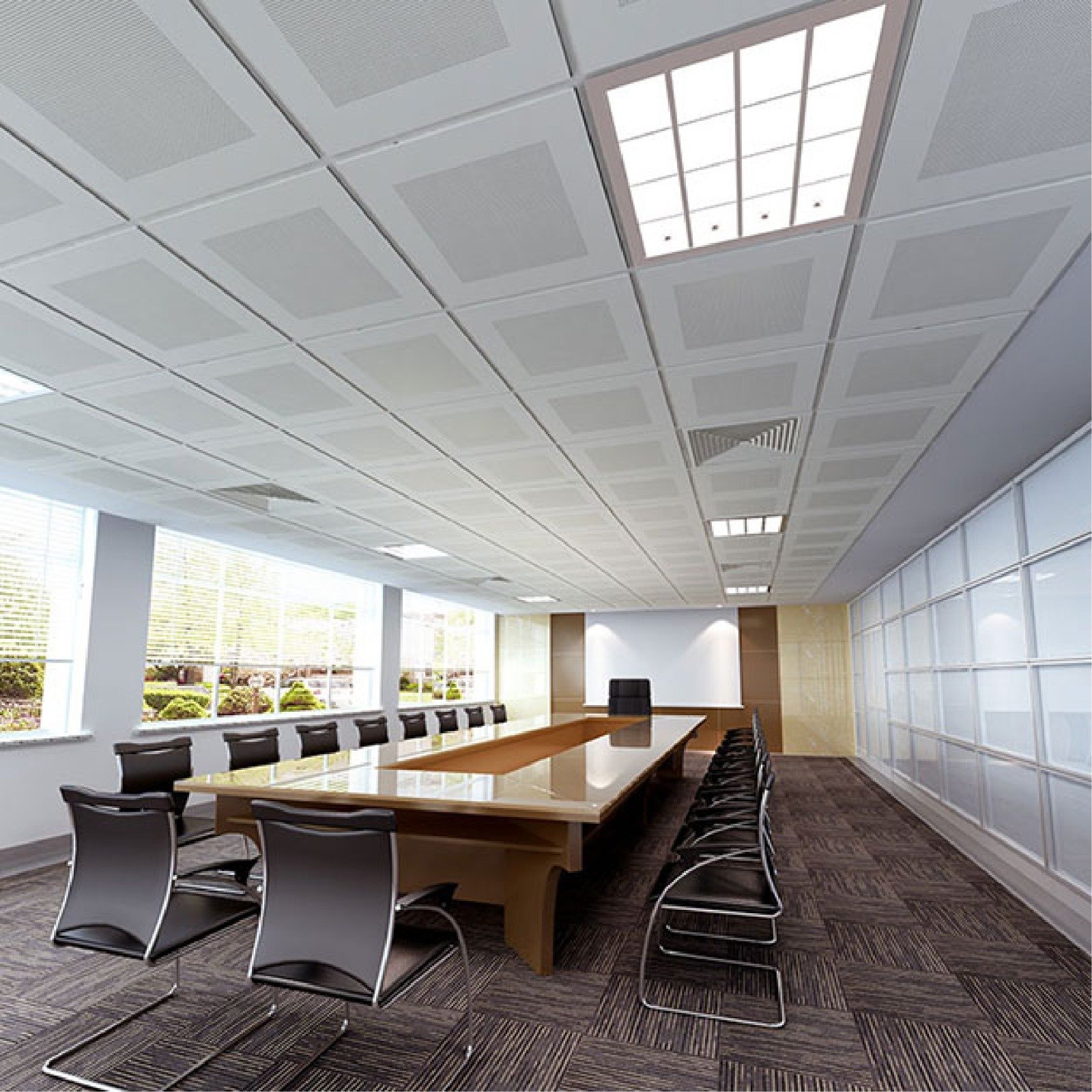 Metal And Acoustic False Ceilings